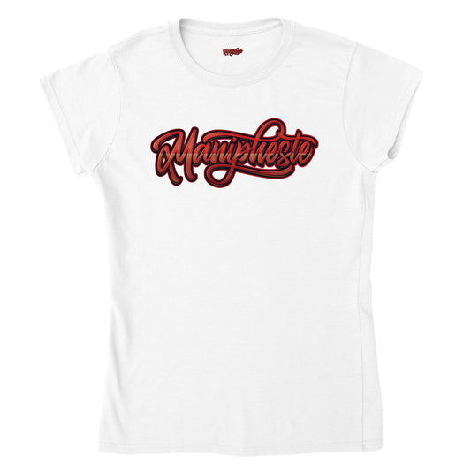 Manipheste Red Logo T-Shirt (Womens)