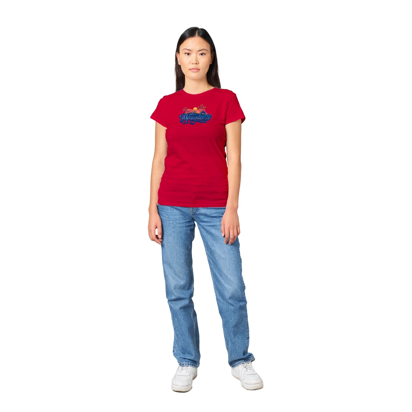 Manipheste Blue Logo T-Shirt (Womens)