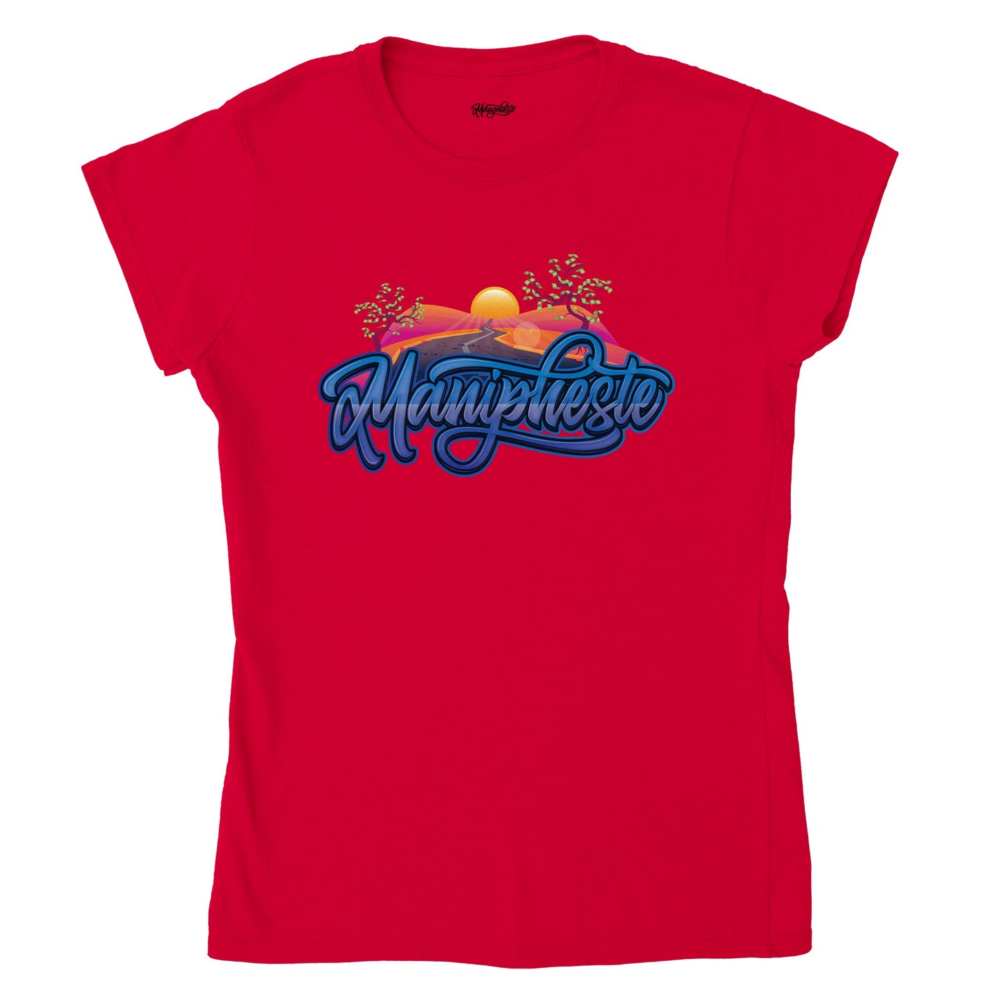 Manipheste Blue Logo T-Shirt (Womens)