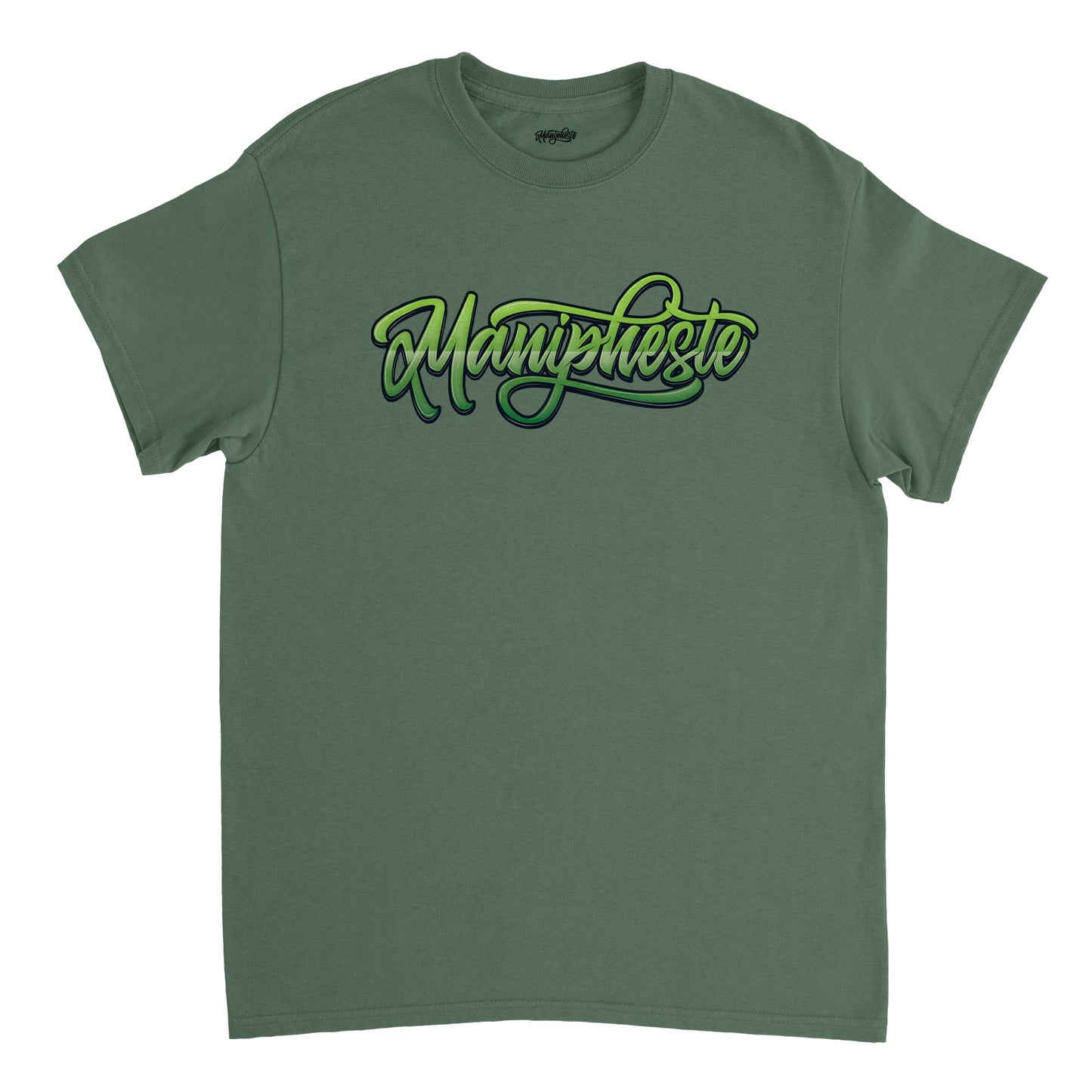 Manipheste Green Logo T-Shirt (Mens)