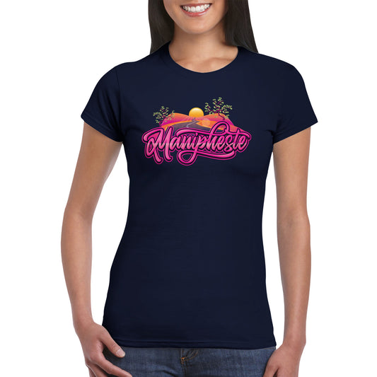 Manipheste Pink Logo T-Shirt (Womens)