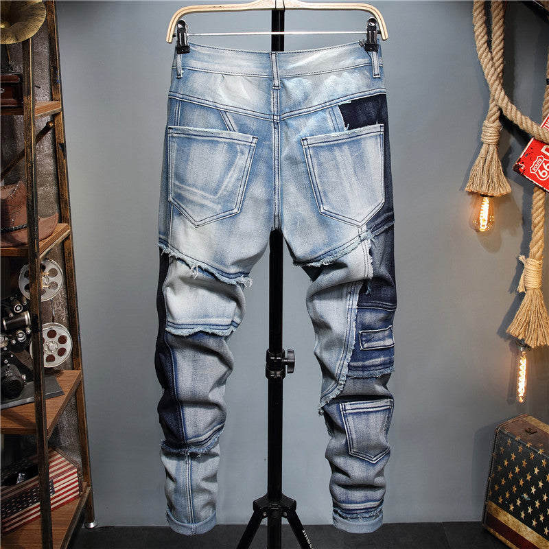 Dripped - Blue Stitched Premium Jeans (Mens)