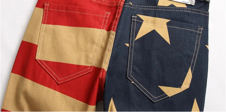 American Dream - Men's Jeans American Flag USA Hip Hop Drip