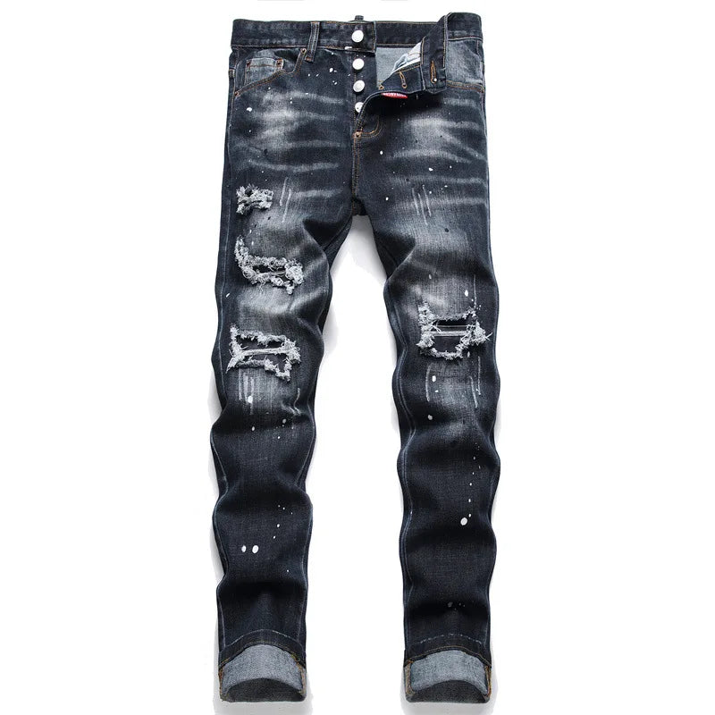 Drippin' - Premium Ripped Faded Jeans (Mens)