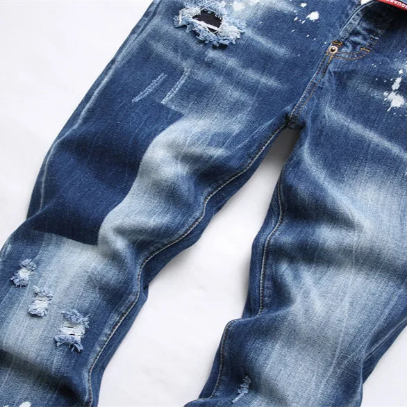 Drippin' - Premium Ripped Faded Jeans (Mens)