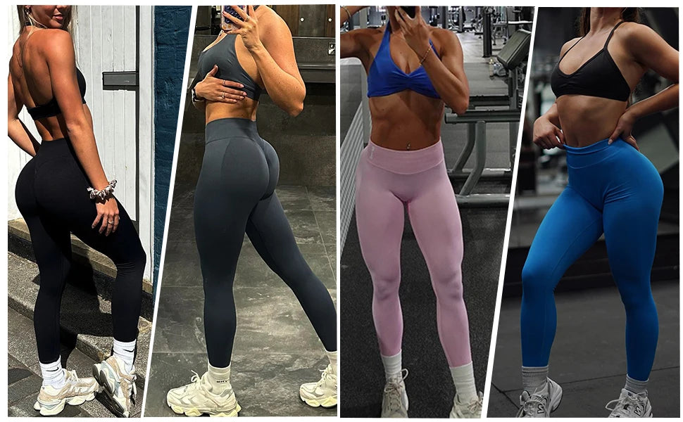 Athleisure Butt Lift Leggings (Womens) Gym Casual High Waist