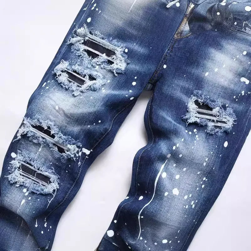 Drippin' - Premium Ripped Faded Jeans (Mens)