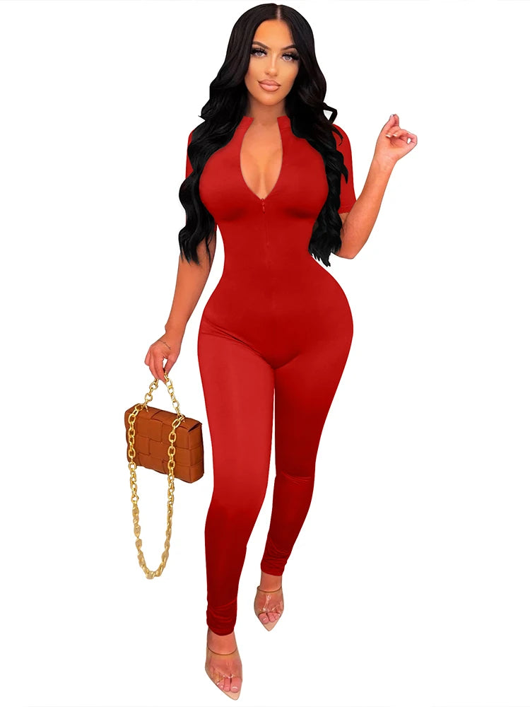 Show Off - Tight Full Length Jumpsuit (Womens)