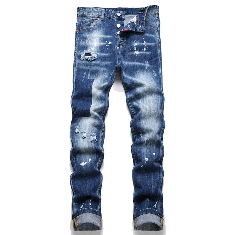 Drippin' - Premium Ripped Faded Jeans (Mens)