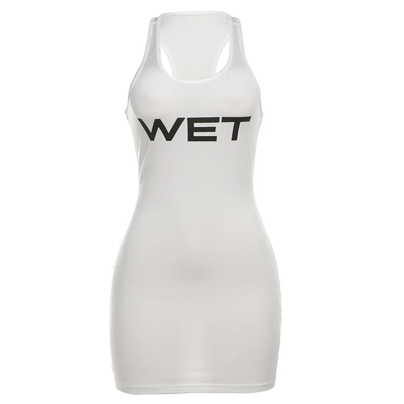 WET - Tight Bodycon Dress (Womens)