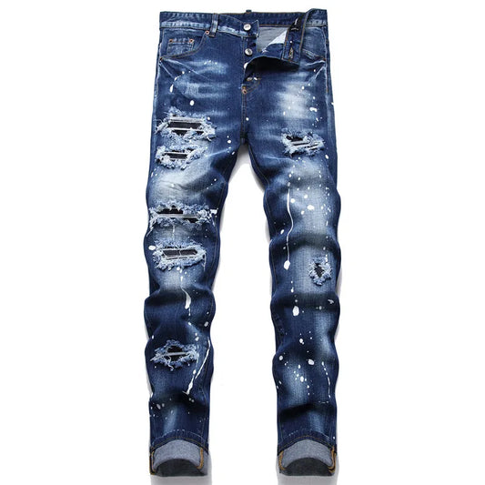 Drippin' - Premium Ripped Faded Jeans (Mens)