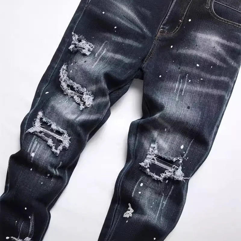 Drippin' - Premium Ripped Faded Jeans (Mens)