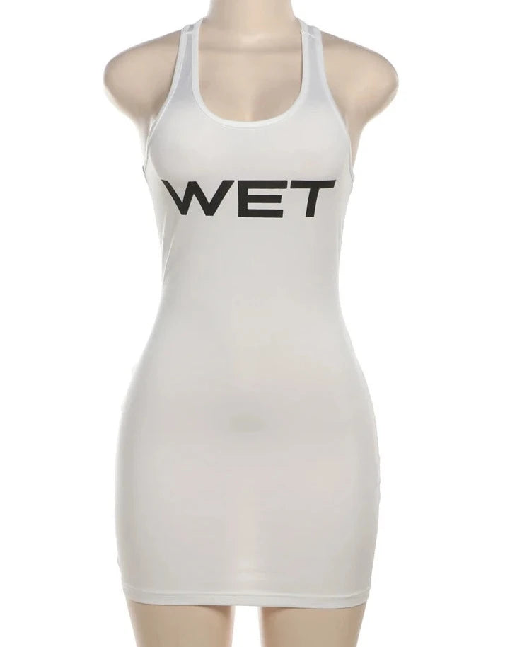 WET - Tight Bodycon Dress (Womens)