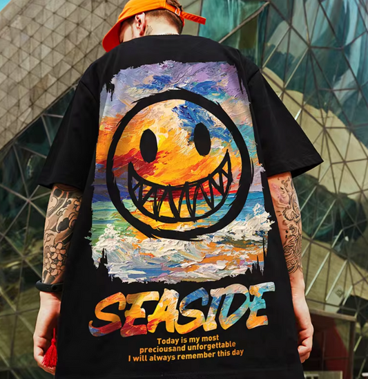 Seasick - Elevated Streetwear Oversized T-Shirt (Unisex)