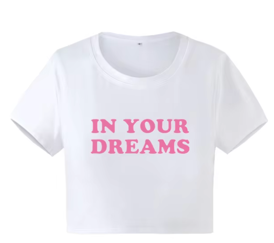 You Wish - Tight Crop Top T-Shirt (Female)