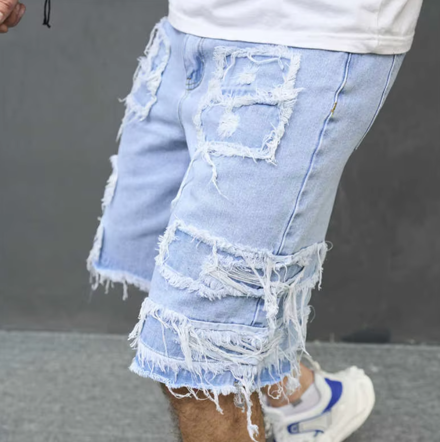 Distressed - High Quality Distressed Premium Jean Shorts