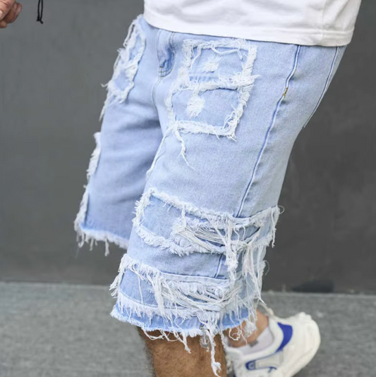 Distressed - High Quality Distressed Premium Jean Shorts