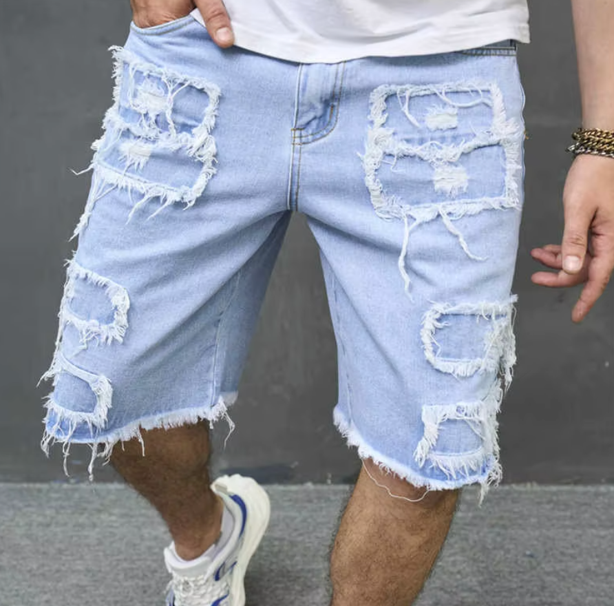 Distressed - High Quality Distressed Premium Jean Shorts