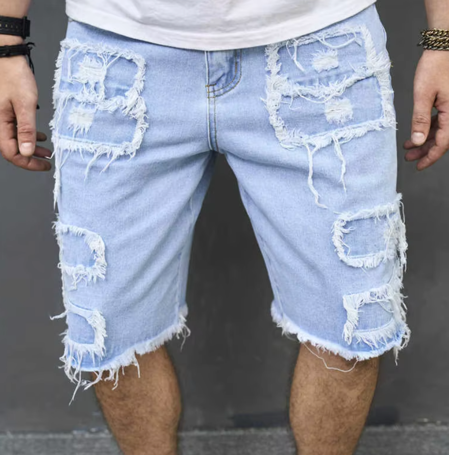 Distressed - High Quality Distressed Premium Jean Shorts