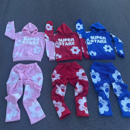 Super Starz -  Elevated Streetwear Hoodie and Sweatpants Set (Unisex)