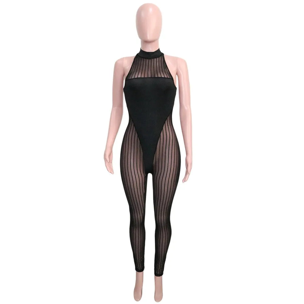 Lush - Tight Bodycon Jumpsuit (Womens)