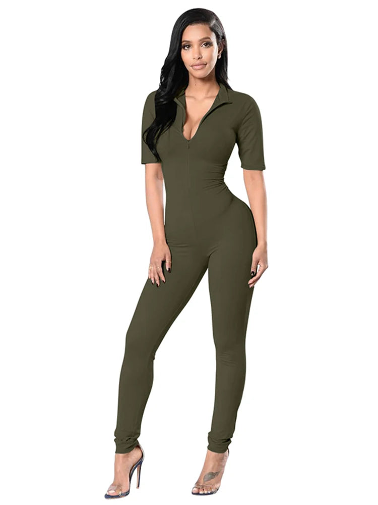 Show Off - Tight Full Length Jumpsuit (Womens)