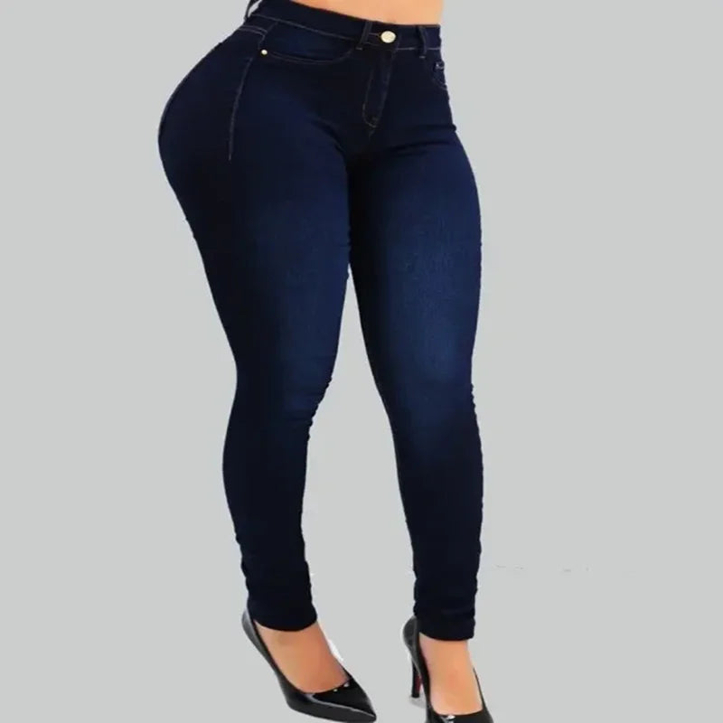 Sittin' Pretty - High Waist Stretch Jeans (Womens)