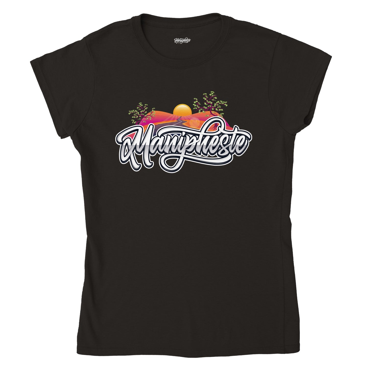 Manipheste White Logo T-Shirt (Womens)