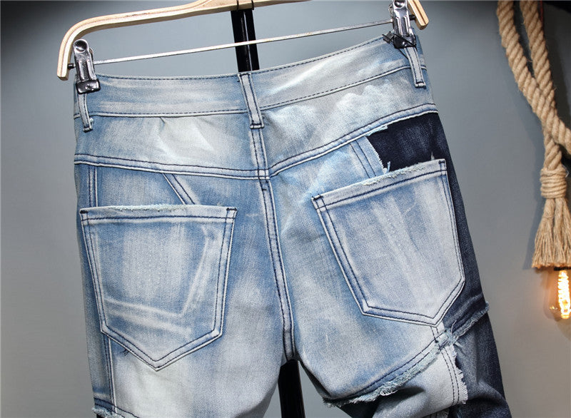 Dripped - Blue Stitched Premium Jeans (Mens)