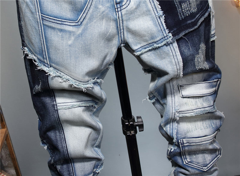 Dripped - Blue Stitched Premium Jeans (Mens)