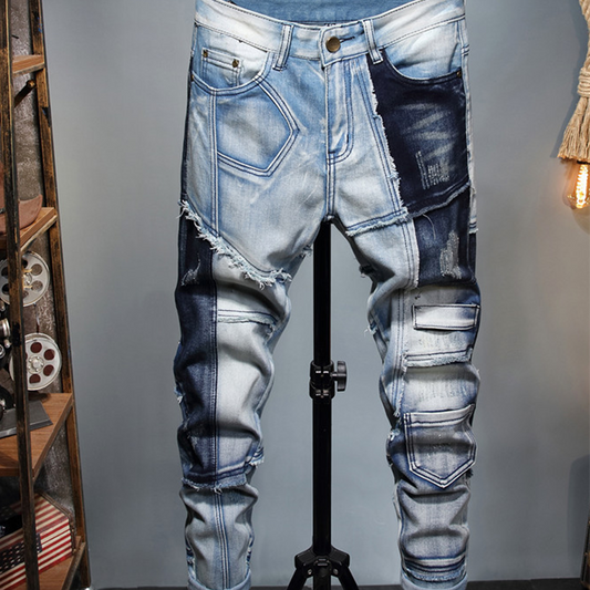 Dripped - Blue Stitched Premium Jeans (Mens)