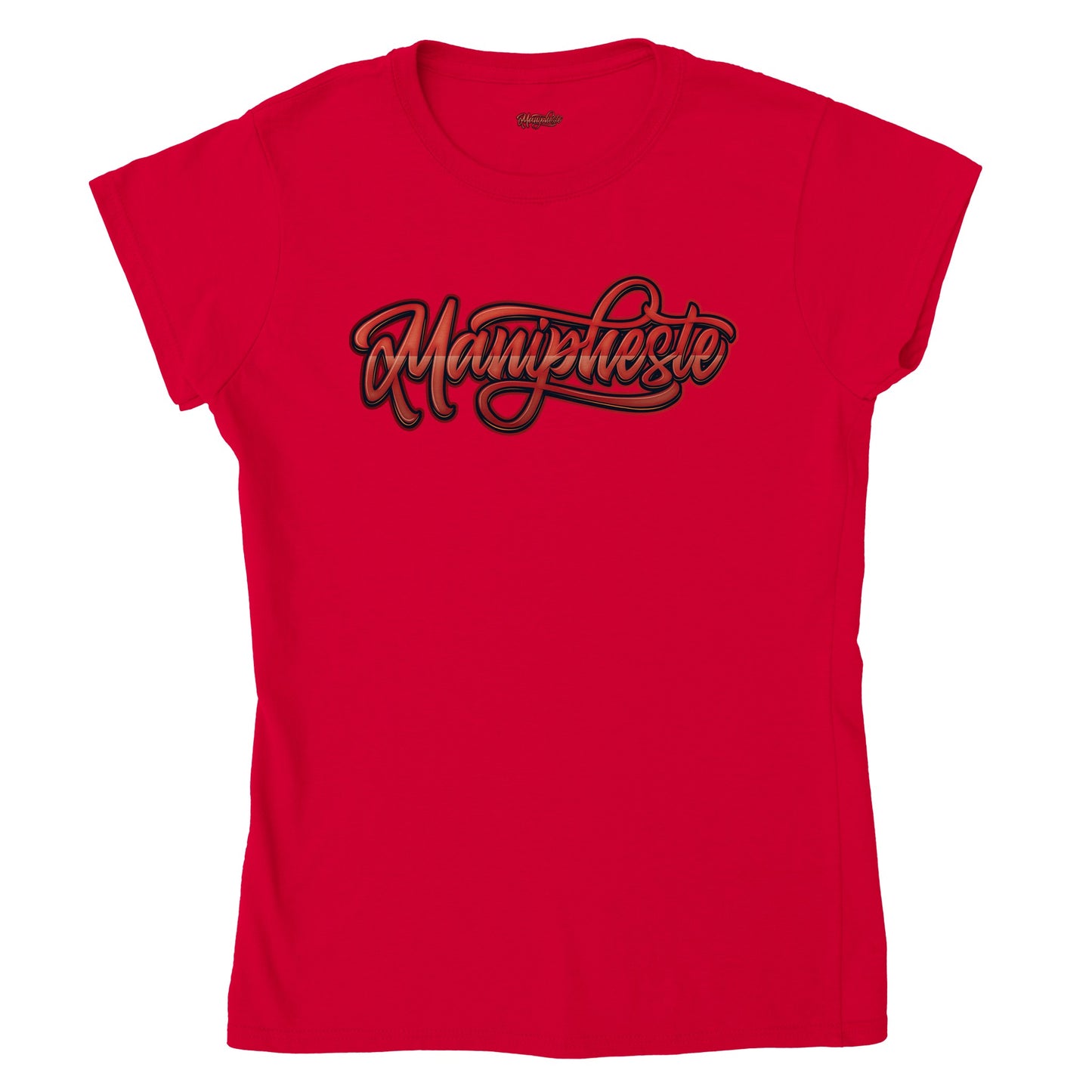 Manipheste Red Logo T-Shirt (Womens)