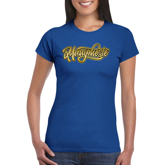 Manipheste Gold Logo T-Shirt (Womens)