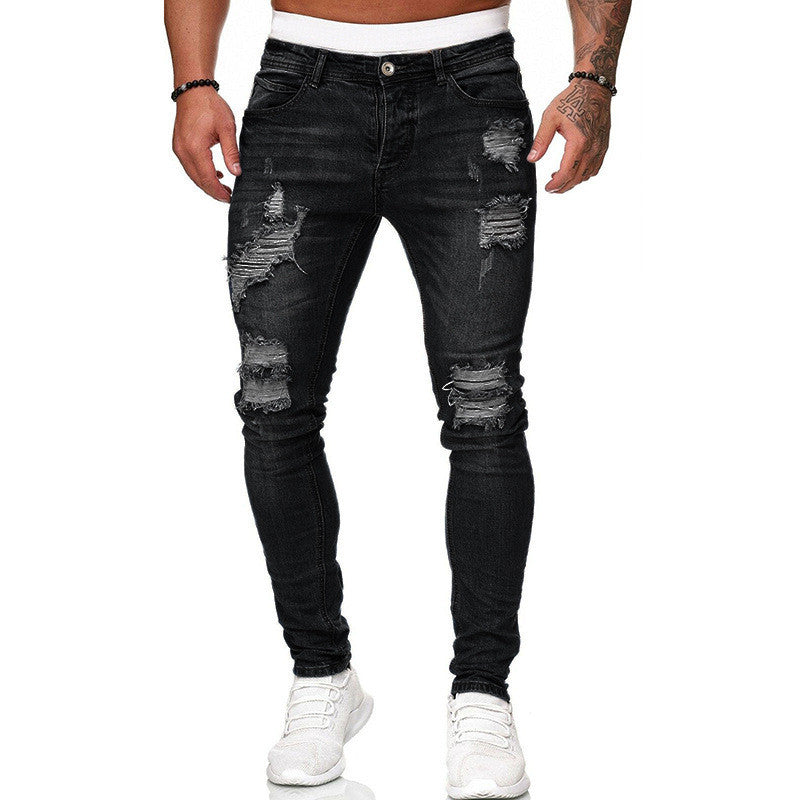 Black ripped hot sale jeans me