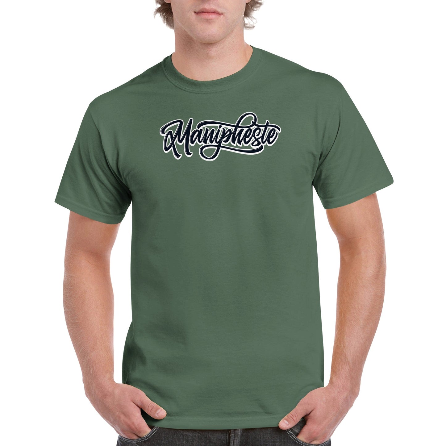 Manipheste Black Logo T-Shirt (Mens) - Manipheste