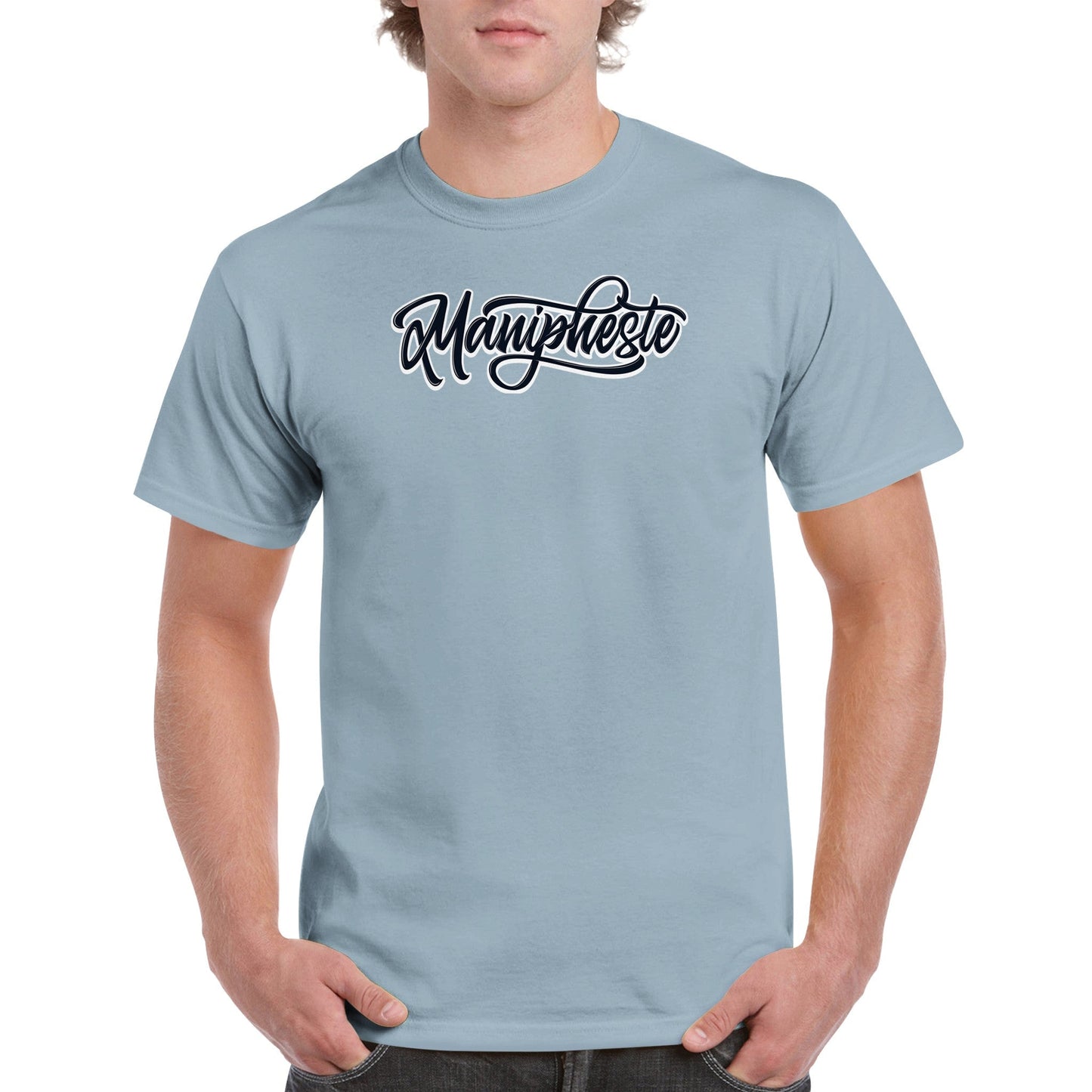 Manipheste Black Logo T-Shirt (Mens) - Manipheste