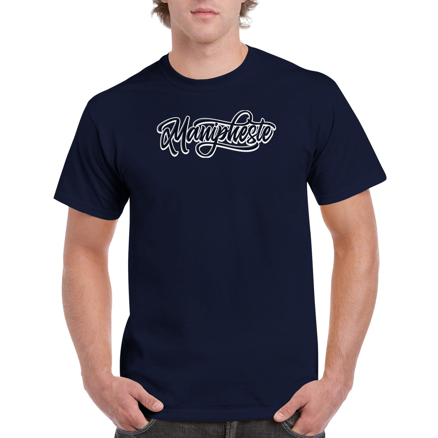 Manipheste Black Logo T-Shirt (Mens) - Manipheste