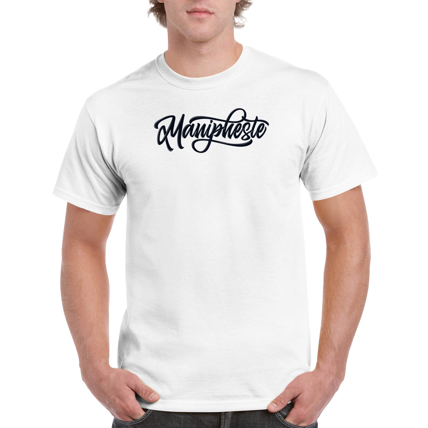 Manipheste Black Logo T-Shirt (Mens) - Manipheste