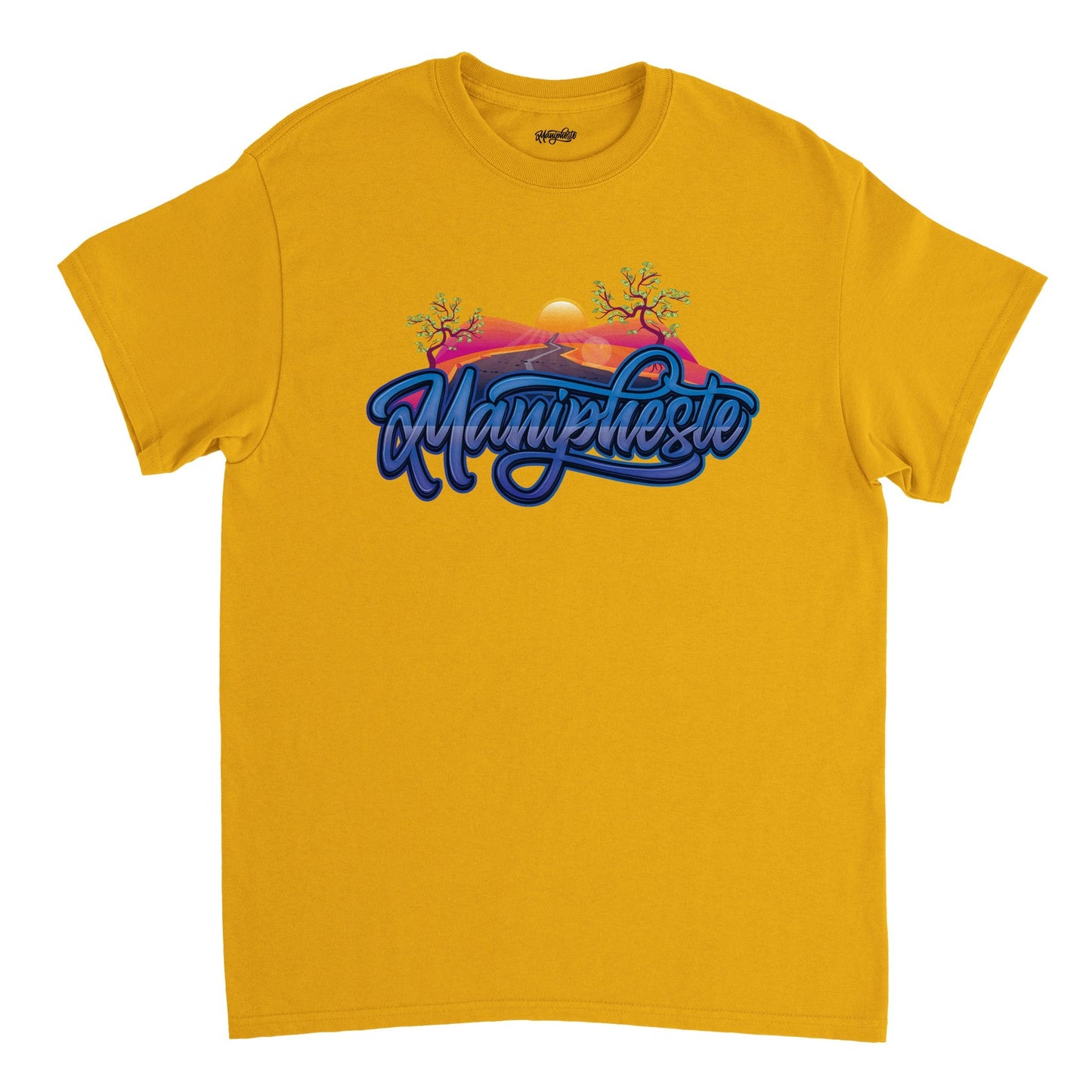 Manipheste Blue Logo T-Shirt (Mens) - Manipheste