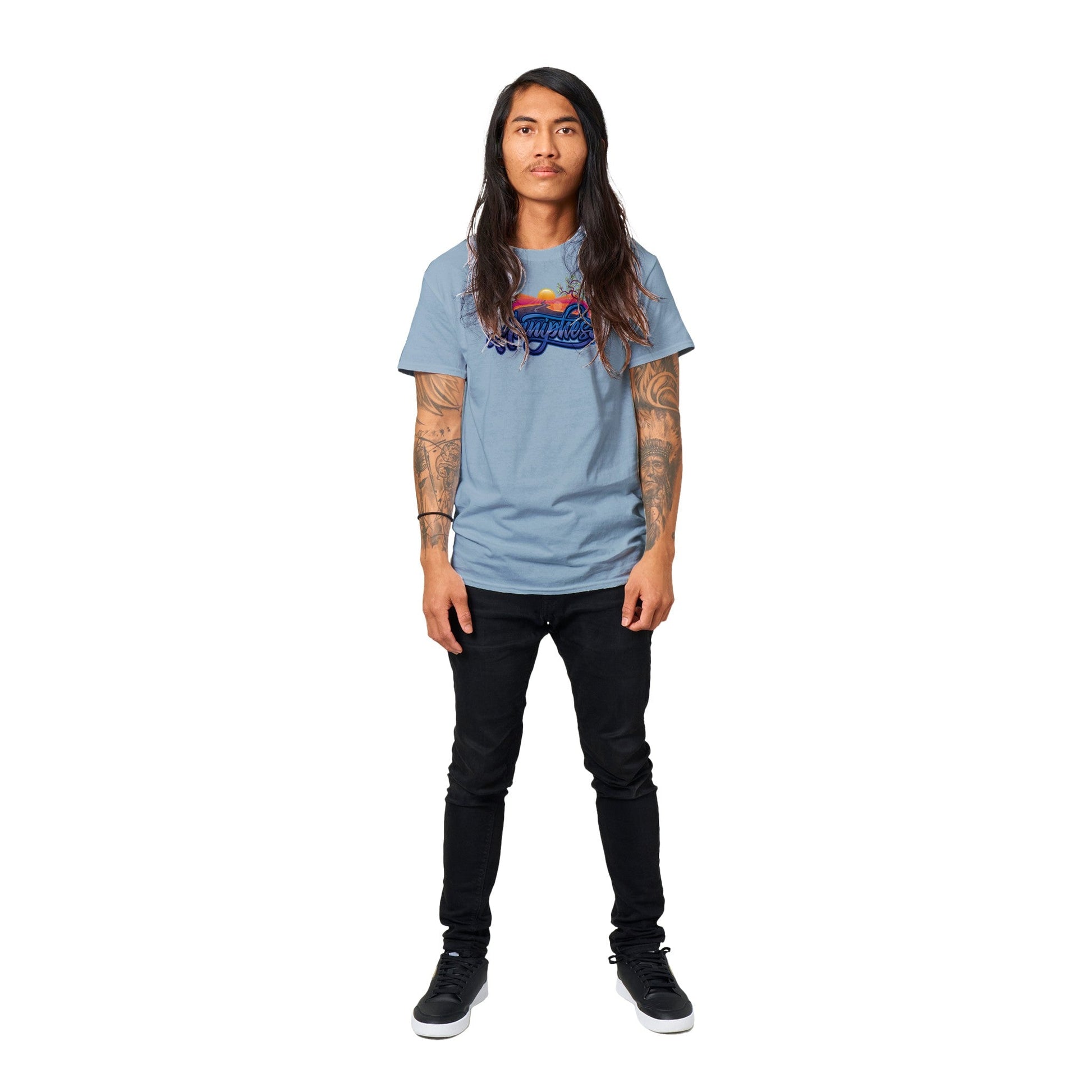 Manipheste Blue Logo T-Shirt (Mens) - Manipheste