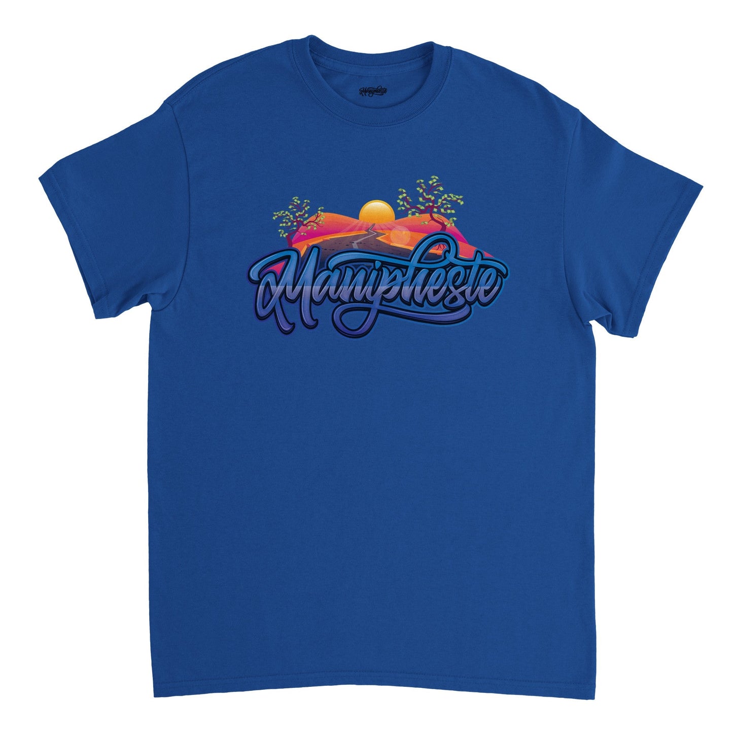 Manipheste Blue Logo T-Shirt (Mens) - Manipheste