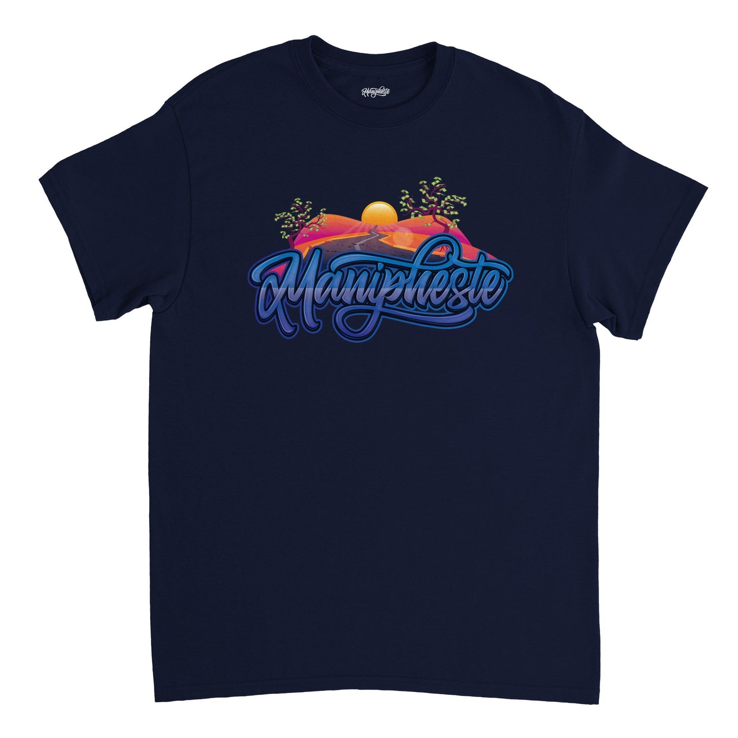 Manipheste Blue Logo T-Shirt (Mens) - Manipheste