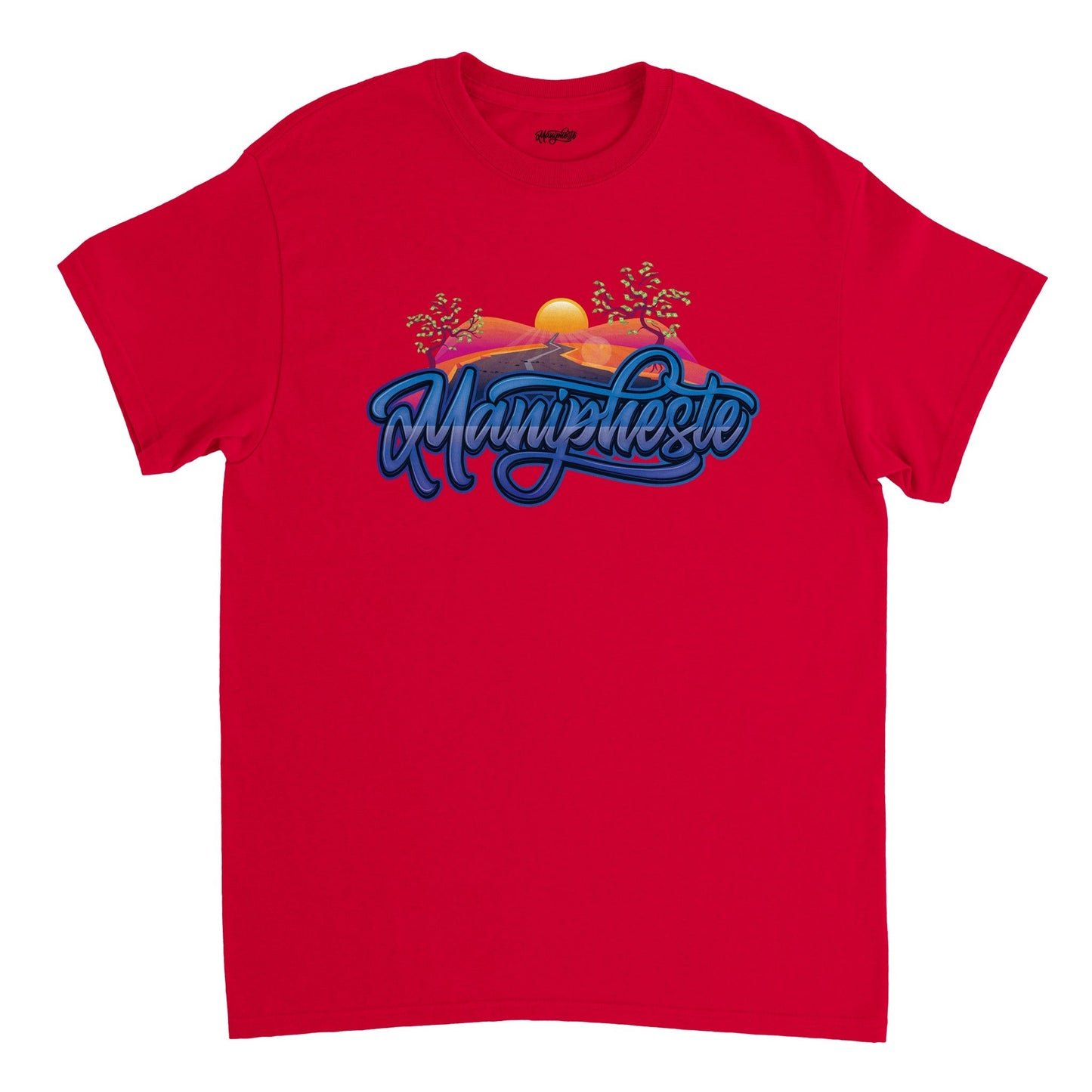 Manipheste Blue Logo T-Shirt (Mens) - Manipheste