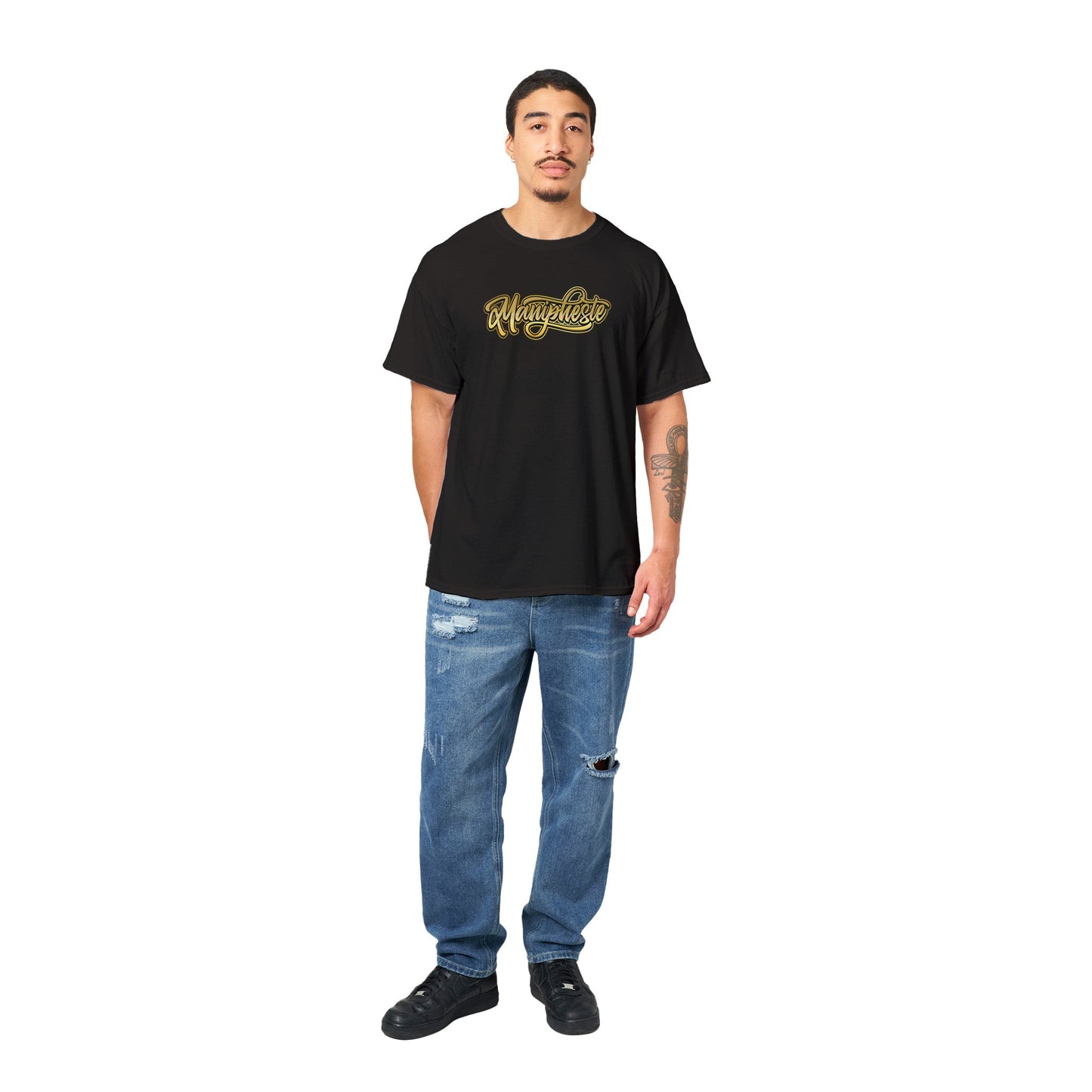 Manipheste Gold Logo T-Shirt (Mens) - Manipheste