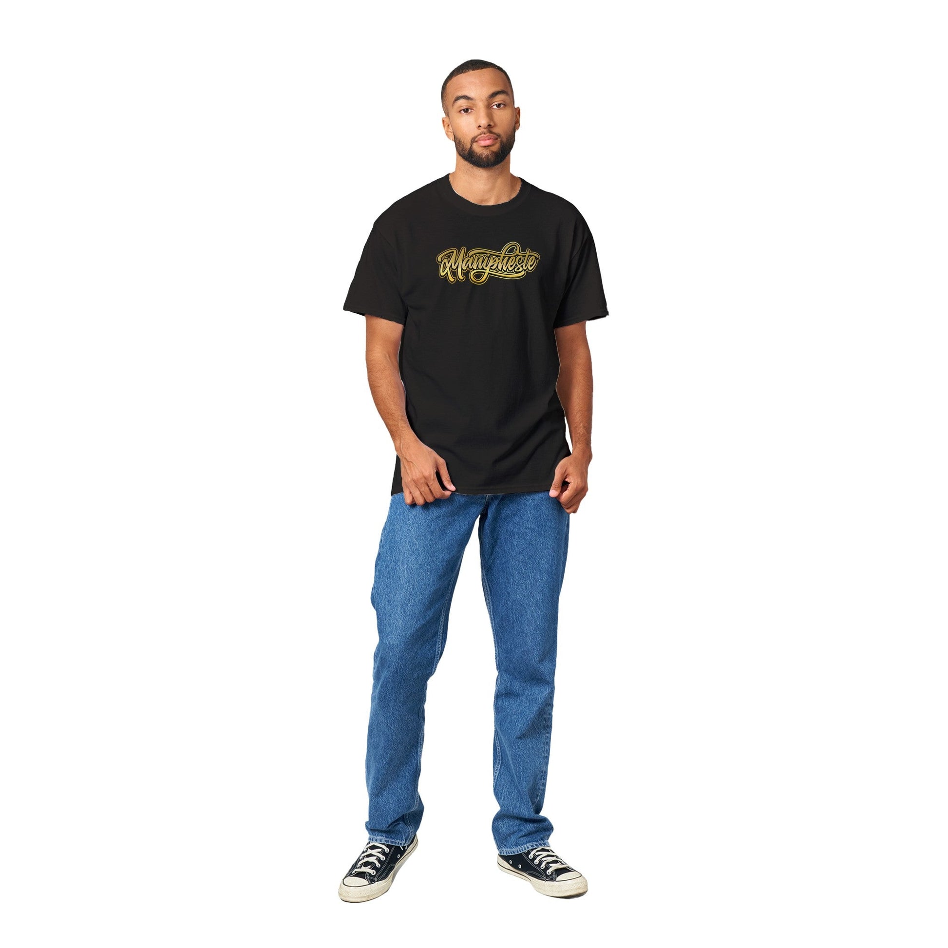 Manipheste Gold Logo T-Shirt (Mens) - Manipheste