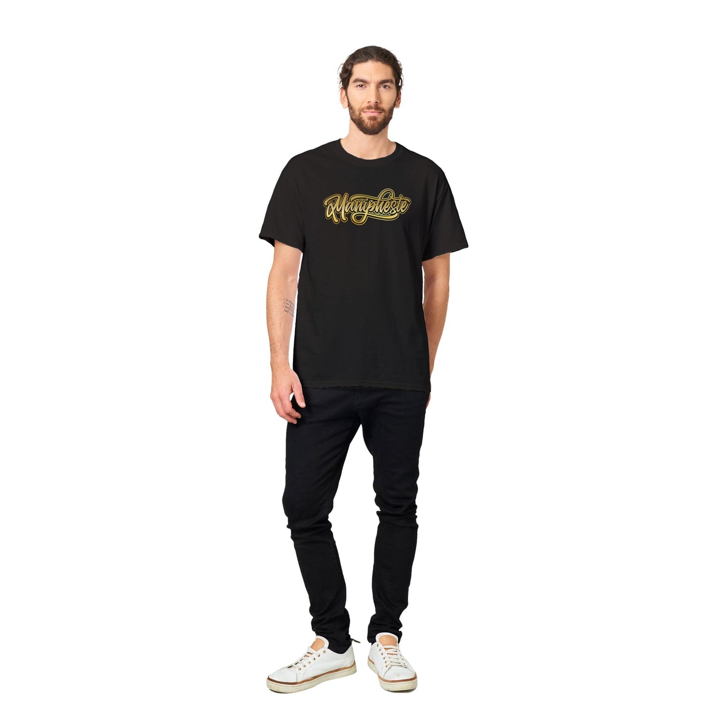 Manipheste Gold Logo T-Shirt (Mens) - Manipheste