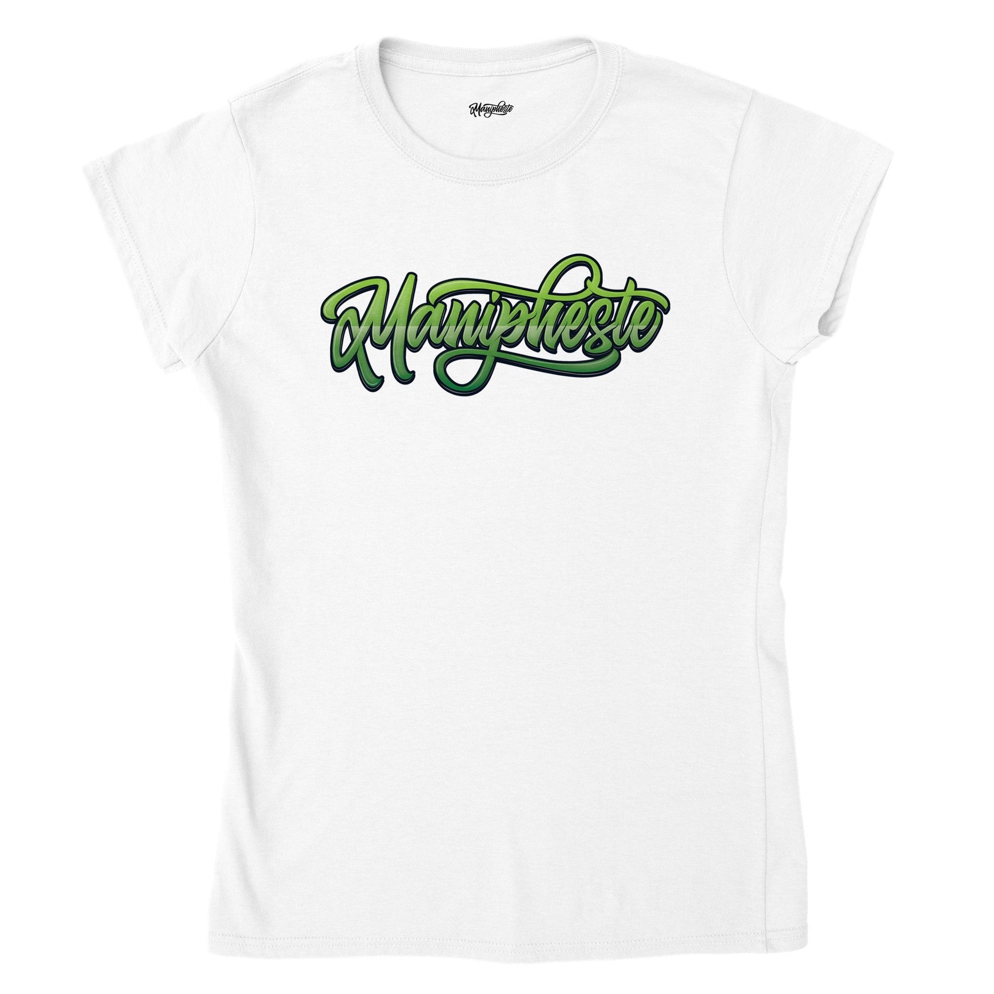 Manipheste Green Logo T-Shirt (Womens) - Manipheste