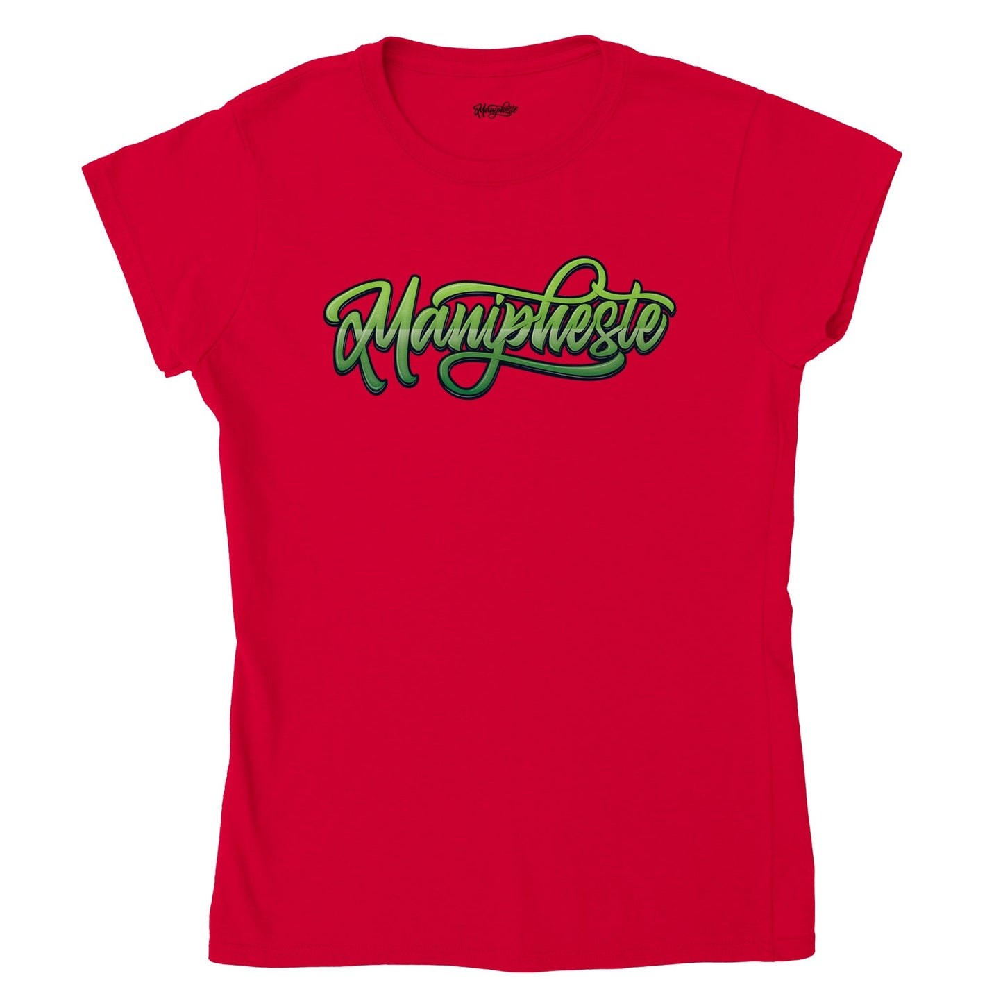 Manipheste Green Logo T-Shirt (Womens) - Manipheste