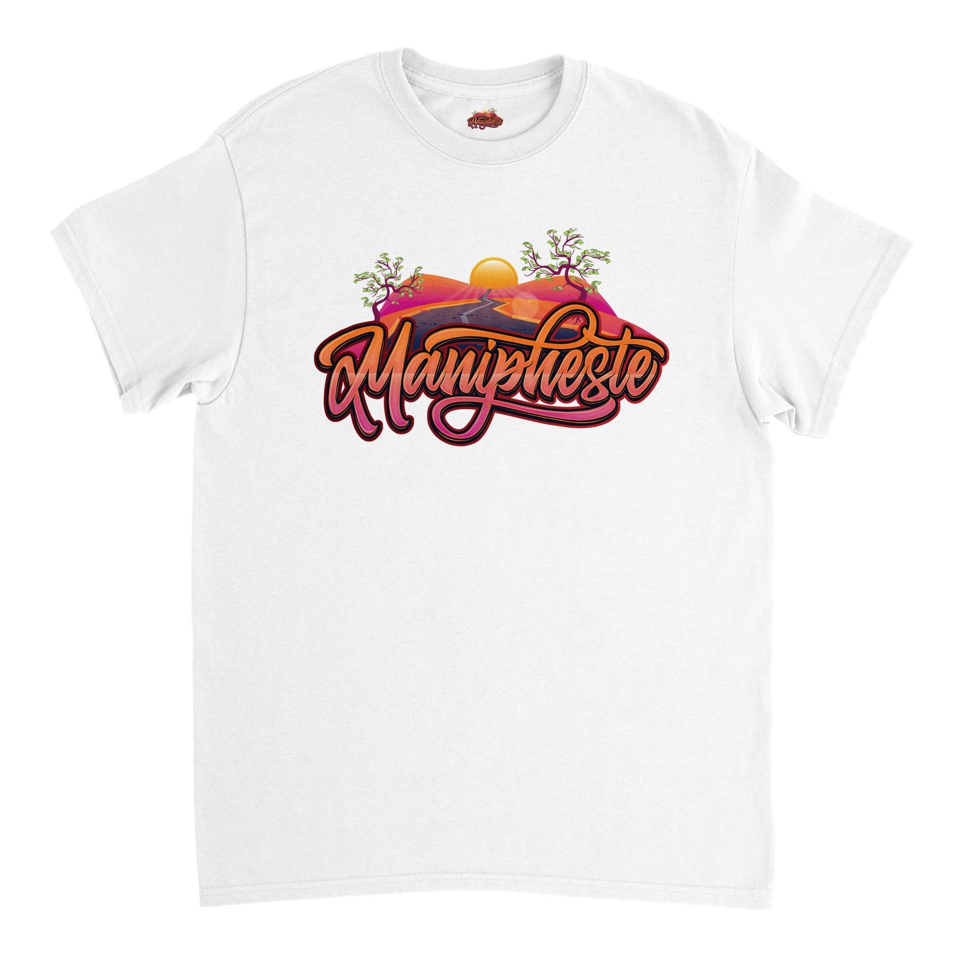 Manipheste Orange Logo T-Shirt (Mens) - Manipheste