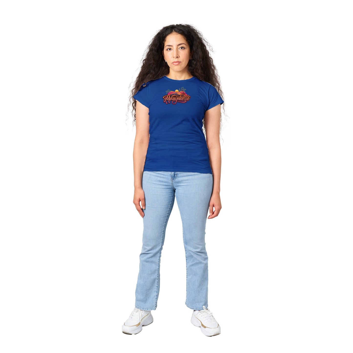 Manipheste Orange Logo T-Shirt (Womens) - Manipheste